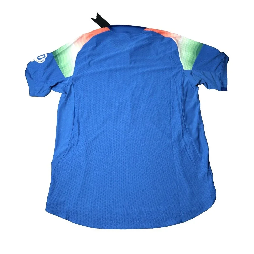 Adidas Dream 11 India Cricket KC3746 Jersey Blue & Orange Men's Large NEW